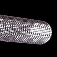 Сітка захисна для жолоба Levex Tube (довжина 2 м) для водостічних систем 125 мм