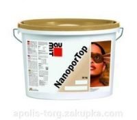 Baumit NanoporTop Декоративна фасадна штукатурка баранчик 3,0 кг
