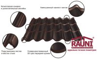 Металочерепиця RAUNI STANDART (Корея)