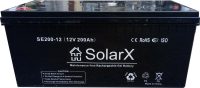 Гелевий акумулятор SolarX SXG200-12 (12V 200Ah)