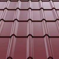 Металочерепиця Rannila DG 4345 PE 0,45 мм 8017