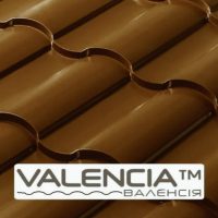 Металочерепиця VALENCIA 0,45 мм, PE RAL 8017 Сталь — Optima Steel