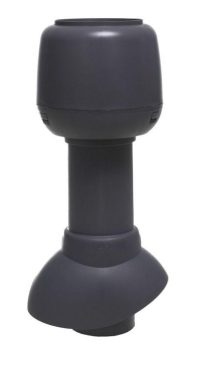 Вентиляційний вихід Vilpe® 110/300 Н + ковпак Сірий