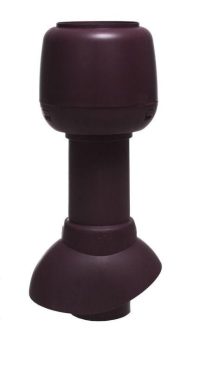 Вентиляційний вихід Vilpe® 110/300 Н + ковпак Баклажан