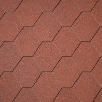 Бітумна черепиця Superglass Hex (10) Tile Red