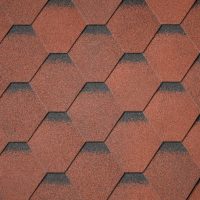 Бітумна черепиця Superglass Hex (20) Tile Red ultra
