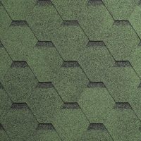 Бітумна черепиця Superglass Hex (23) Amazon Green ultra