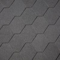 Бітумна черепиця Superglass Hex (01) Black