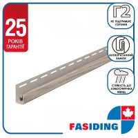 Планка FaSiding WoodHouse "J-trim" "Дуб морень" SVP-15, 3.05м