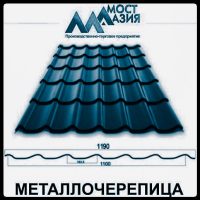 Металочерепиця Містазія 0,5 мм RAL 5005