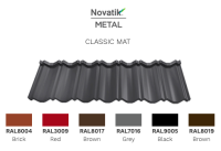 Модульна черепиця Novatik Модуль Classic МАТ (1-модульний) Voestalpine