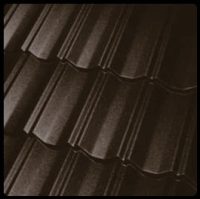 Модульна черепиця Novatik Metal Classic Duo МАТ (2-модульний) ArcelorMittal, 0,5 мм RAL 8019