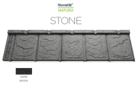 Композитна черепиця Novatik NATURA STONE Dark Moon (чорний)