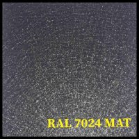 Гладкий лист матовий RAL 7024 (Двосторонній) 0,45 мм Італія