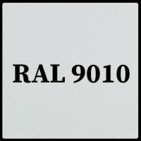 Гладкий лист RAL 9010 Білий — 0,45 мм / 1250 мм / PE / POLYSTEEL