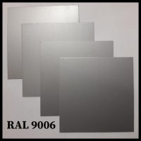 Гладкий лист Polyester RAL 9006 / 0,47 мм "Arvedi"