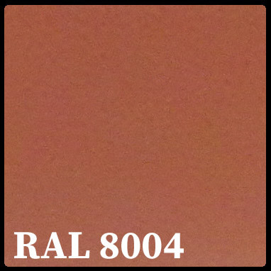 Гладкий Лист RAL 8004 / 0,5 мм / Arcelor Mittal 3 Гладкий Лист RAL 8004 / 0,5 мм / Arcelor Mittal - Зображення 3