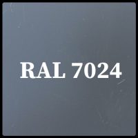 Гладкий лист Polyester RAL 7024 / 0,47 мм "Arvedi"