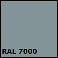 Глянсовий гладкий лист Ral 7000 / 0,7 мм / Arcelor Mittal /