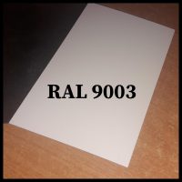 Гладкий лист Polyester RAL 9003 / 0,5 мм / Arvedi