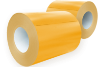 Гладкий лист Polyester RAL 1003 / 0,5 мм "Arvedi"