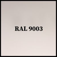 Гладкий лист RAL 9003 сніжно-білий — 0,45 мм / 1250 мм / PE / POLYSTEEL