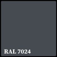 Гладкий аркуш — 0.5 мм / RAL 7024 — Темно-сірий