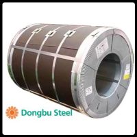 Рулонна сталь "Dongbu Steel" ( Корея) 0,45 мм — гладкий лист із полімерним покриттям RAL 8019