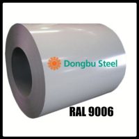 Рулонна сталь "Dongbu Steel" ( Корея) 0,45 мм — гладкий лист із полімерним покриттям RAL 9006