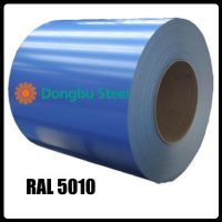 RAL 5010 — 0,7 мм / Гладкий Лист / Dongbu Steel