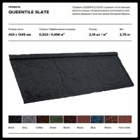 Композитна черепиця ▦ QUEENTILE SLATE