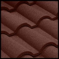 Композитна черепиця  ⁇  QueenTile  ⁇  Verona  ⁇  Brown  ⁇