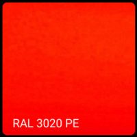 RAL 3020 — 0.5 мм Гладкий листочок Метіпол