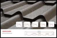 Металочерепиця Варшава RAL 9006