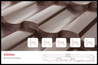 Металочерепиця Верона RAL 6020