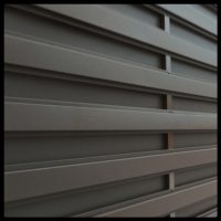 Ламель для забору Ранчо 130 мм / 0,45 мм / РЕМА RAL 8019- 0,45 мм