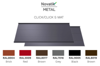 Фальцева покрівля Novatik METAL CLICK SILENT High Coat 588 мм