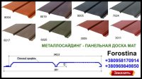 Панельна дошка металевий сайдинг RAL 6020 МАТ