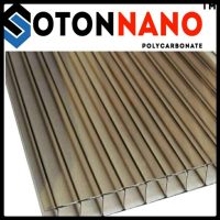 SOTON NANO — полікарбонат стільниковий 8 мм бронзовий лист (2,1 м х 6 м) Київ