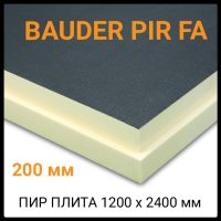 Теплоізоляція фольгована Bauder PIR FA 200 мм