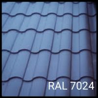 Металочерепиця Тревізо 0,45 мм / RAL 7024