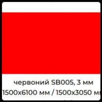 Алюмінієві композитні панелі для інтер'єру SIGNBOND 3 мм Г4 Червоний