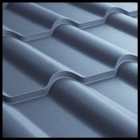 Металочерепиця Ретро U.S.Steel Словаччина 0,45 mm PEMA RAL 7016