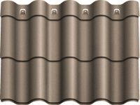 Металочерепиця Агат "Z-lock" Модульна 0,5 RAL 8019