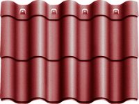 Металочерепиця Агат "Z-lock" Модульна 0,5 RAL 3005