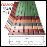 Ruukki T15 Профнастил / 0,5 мм / Rough Matt / RR 887
