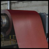 Гладкий лист POLYSTEEL — 0,45 мм / 1250 мм / PEMA / RAL 3005 бордовий
