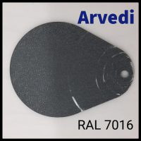 Рулонна сталь Arvedi Італія 0,45 мм RAL 7016 — гладкий лист із полімерним покриттям