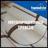 Металочерепиця Термастил ТРЕВІЗО 0,45 мм мат (Модуль Україна)