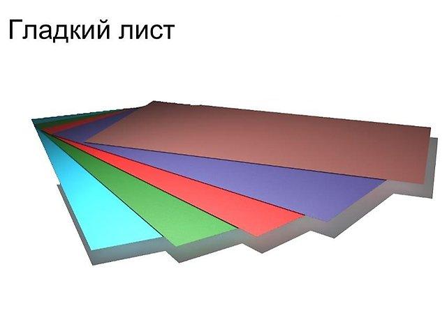 Лист оцинкований 0,45 мм PE RAL 8017 - Коричневий 3 Лист оцинкований 0,45 мм PE RAL 8017 - Коричневий - Зображення 3